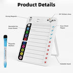 2-Pack Magnetic Chore Chart for Kids, ADHD Task Tracker Easy-Check Routine Dry - Image 3