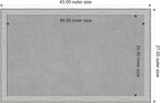 Amanti Art Silver Framed Magnetic Board 27x43 Large Vision Board - Image 3