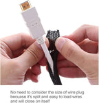 Alex Tech 25ft - 1/4 inch Cord Protector Wire Loom Tubing Cable Sleeve Split - Image 2