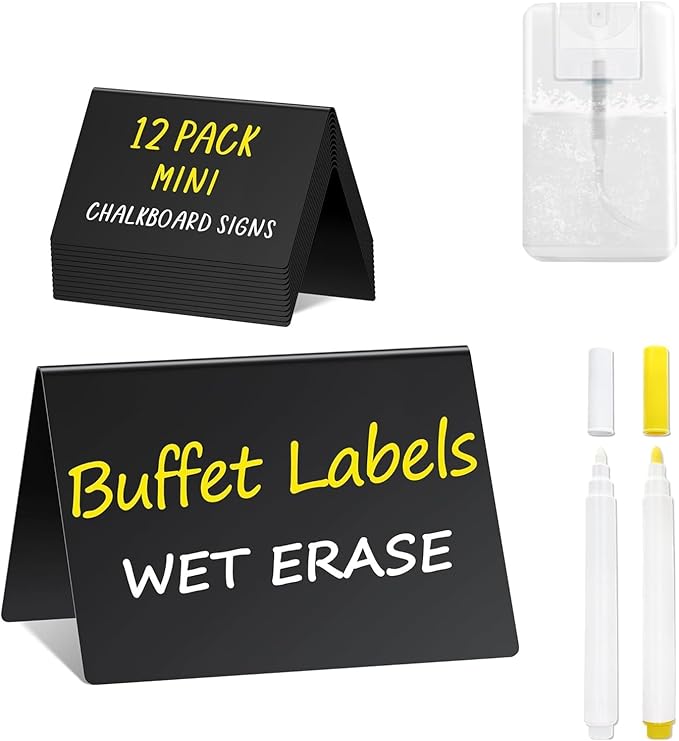 PigPotParty 4"x3" Mini Chalkboard Signs by PigPotParty