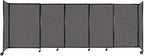 Versare Straightwall Sliding Portable Wall Partition | Freestanding Office by VERSARE