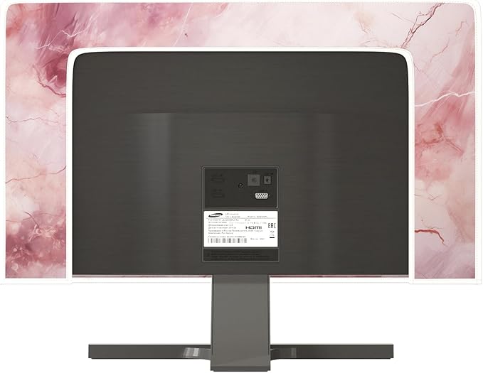 Baocicco Fashion Pink Marble Waterproof Television Cover 55 Inch Full Body - Image 5