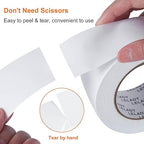 LELADY Double Sided Tape 2 Inch x 40 Yards- 1 Roll Double-Sided Adhesive Sticky - Image 4