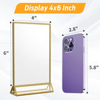 Smarpau 16 Pack 4x6 Acrylic Sign Holder - Image 2