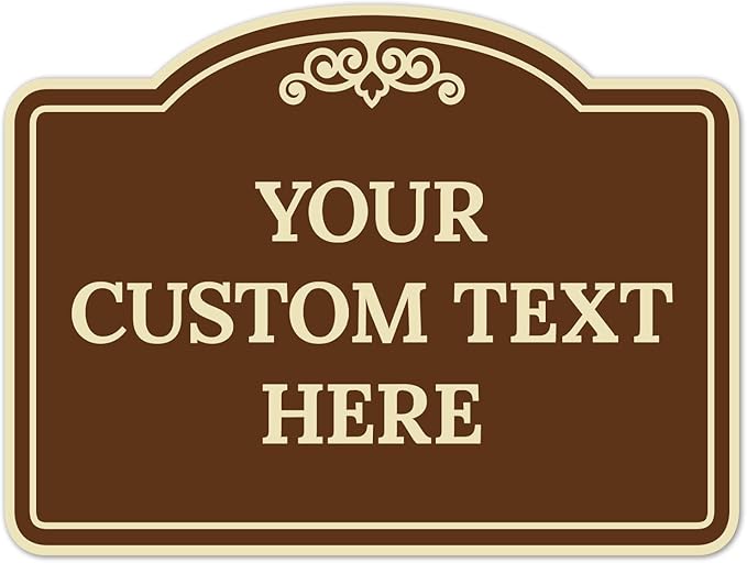 Custom Decorative Sign, Personalized Metal Sign by SigoSigns