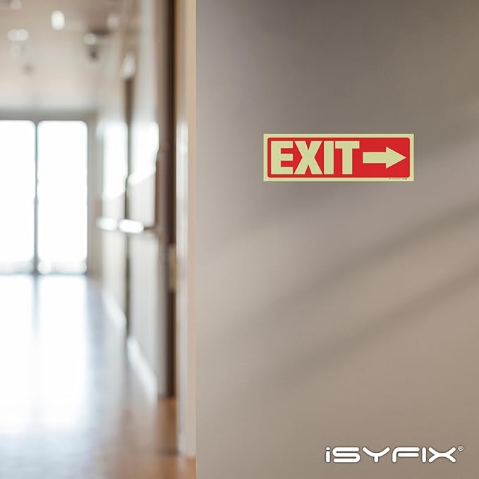 iSYFIX Exit Stickers Signs - Image 5