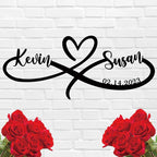 Metal Name Signs Personalized, Infinity Sign - Image 7