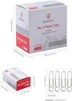 PAPERPAL Paperclips for Office School & Personal Use, #1 Smooth Paper Clip - Image 2