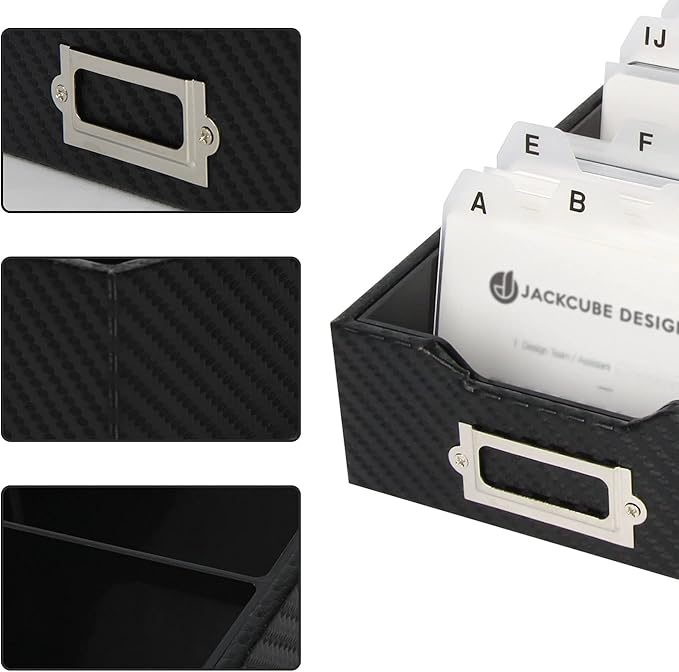 J JACKCUBE DESIGN JackCubeDesign Carbon Fiber Business Card Organizer Coupon - Image 4