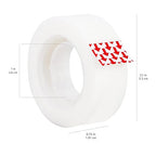 Amazon Basics Matte Finish Tape, 6 Pack, 2.1 x 0.75 inch, Translucent - Image 4