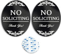 no soliciting sign for front door 4x5 inch No Soliciting Sign for Home Aluminum by DXSIGN