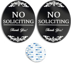 no soliciting sign for front door 4x5 inch No Soliciting Sign for Home Aluminum by DXSIGN