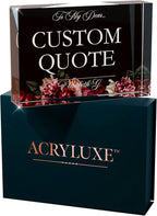 Personalized Gifts, Custom Quote Block Letter Board, Crystal-Clear Acrylic - Image 7