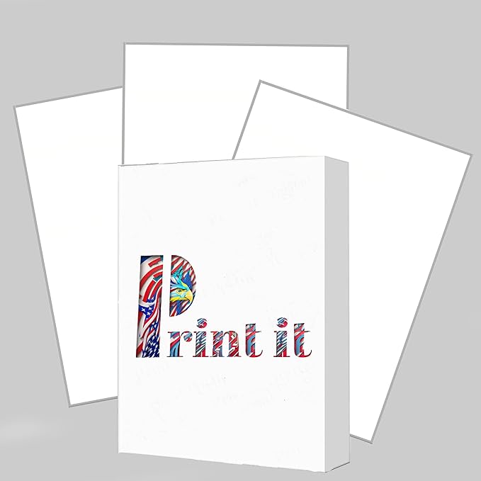 Print It - Vellum Bristol Colored Cardstock Cover Paper, 67 Lb, 8.5" X 11” by Unknown
