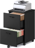 vasagle 2-drawer file cabinet, small rolling filing cabinet, main product view