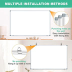 H-Qprobd 4' x 3' Whiteboard Dry Erase White Board - Image 3