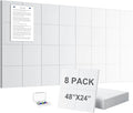 G Gamit Large Felt Wall Tiles Bulletin Board, Large Cork Board Alternative by GGAMIT