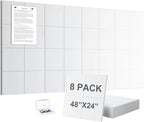 G Gamit Large Felt Wall Tiles Bulletin Board, Large Cork Board Alternative by GGAMIT