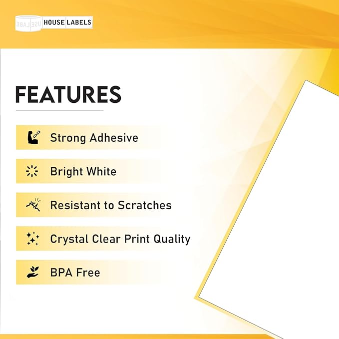 HOUSELABELS 4-up Shipping Labels - Image 4