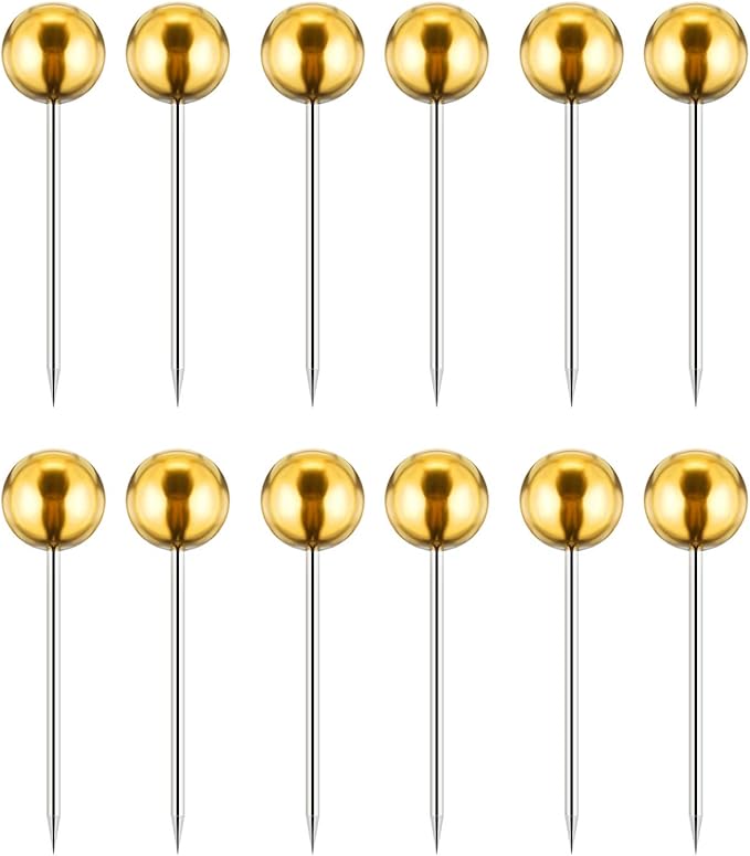 WILLBOND 500 Pack Map Push Pins Map Tacks Small Round Head Push Pins Thumb Tacks - Image 3