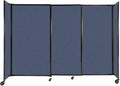 Versare Straightwall Sliding Portable Wall Partition | Freestanding Office by VERSARE