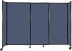 Versare Straightwall Sliding Portable Wall Partition | Freestanding Office by VERSARE
