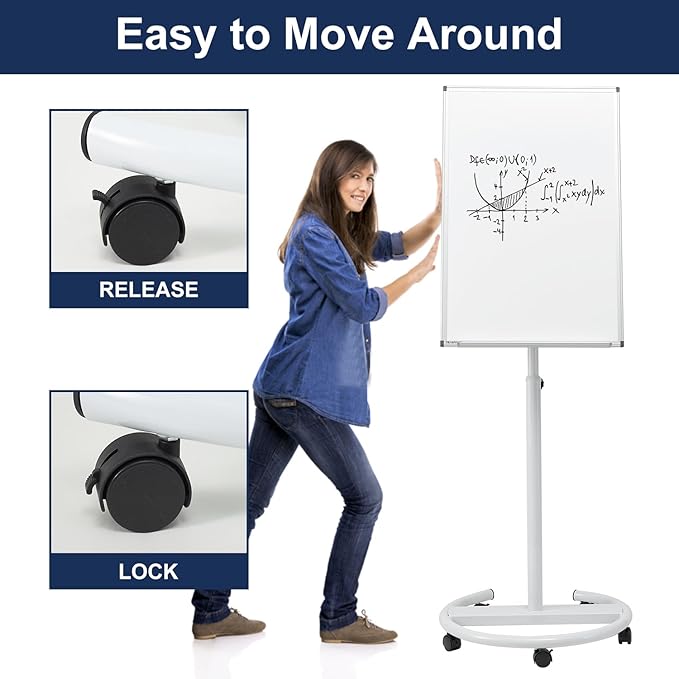 TSJ OFFICE Mobile Whiteboard Standing - Image 4