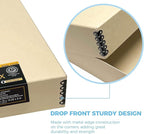 Lineco Museum Archival Storage Box, 11.75x15.25x3 in. Drop Front Design. - Image 4