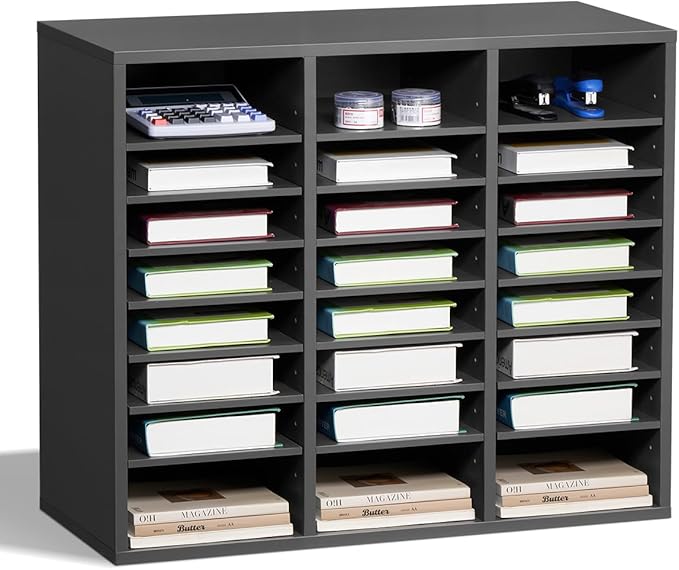 VEVOR Literature Organizer, 24 Compartments Office Mailbox by VEVOR
