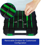 Tools Organizer Box Small Parts Storage Box 50-Compartment Double Side Hardware - Image 4