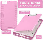 Sooez Clipboard with Storage, High Capacity Nursing Clipboards with Pen Holder - Image 2