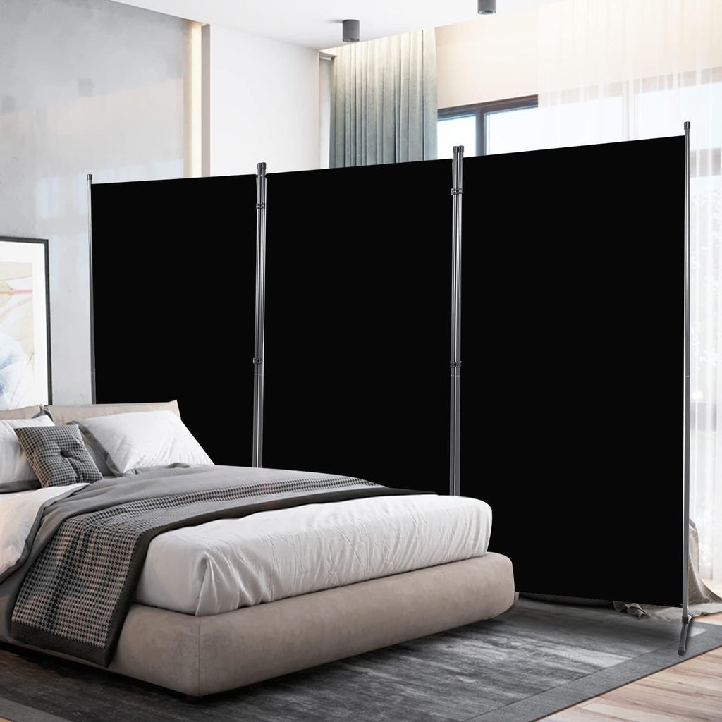 Room Divider 6FT Folding Privacy Screens, 3 Panel Partition Room Dividers