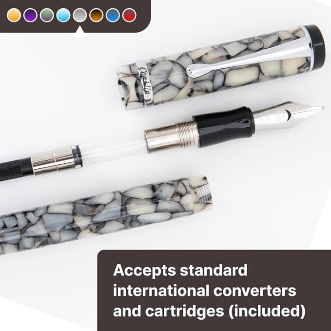 Conklin Duragraph Fountain Pen Cracked Ice - Image 2