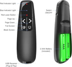 Presentation Clicker with Case Storage: Wireless Presenter Remote: Red Laser - Image 6