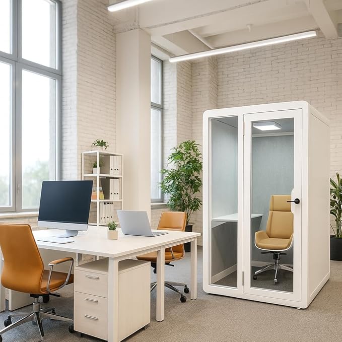 Soundproof Office Pod Booth, Quiet Meeting Pod - Image 7
