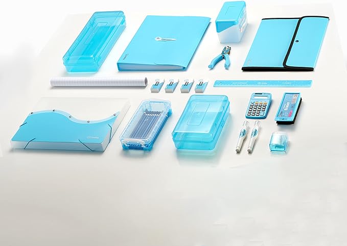 Accordion File Organizer Blue, 7 Pocket Expanding File and Cover Folder - Image 7