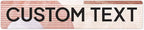 Custom Sign, Custom Street Sign, 11 Font Colors, 13 Font Styles, 4 Hole Options by MySignCenter