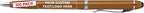 DISCOUNT PROMOS Custom Twist Action Plastic Stylus Pens, Personalized Bulk Pack by DISCOUNTPROMOS