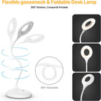 desk lamp with 670nm red light therapy for, front angle view