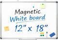 XIWODE 18x24 Inch Magnetic Dry Erase Whiteboard，Silver Aluminum Frame by XIWODE