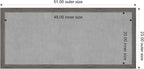 Amanti Art Grey Framed Magnetic Board 23x51 Oversize Vision Board - Image 3
