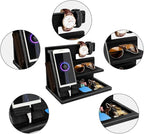 Gifts for Men Bedside Organiser Wood Phone Docking Station Dad Birthday Gifts - Image 2