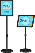 2 Pack Sign Holder Stand 8.5x11 inch by Unknown