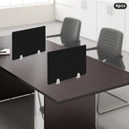 4PCS Desk Dividers Office Partitions, Privacy Desk Panel Protective, Acrylic - Image 7