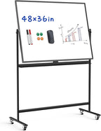 olling Whiteboard/w Height Adjustable, Mifuro 48 x 36 Large Portable Dry Erase by MifuroOfficeProduct