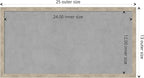 Amanti Art Silver Framed Magnetic Board 13x25 Small Vision Board - Image 4