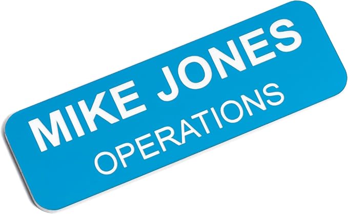 Custom Engraved Name Tag Badges – Personalized Identification by ProvidenceEngraving