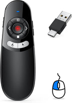 DINOSTRIKE 2 in 1 Type C and USB Presentation Clicker