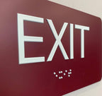 ADA Compliant Sign with Braille - Image 4