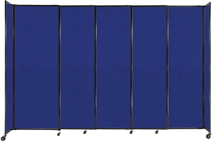 Versare Straightwall Sliding Portable Wall Partition | Freestanding Office by VERSARE